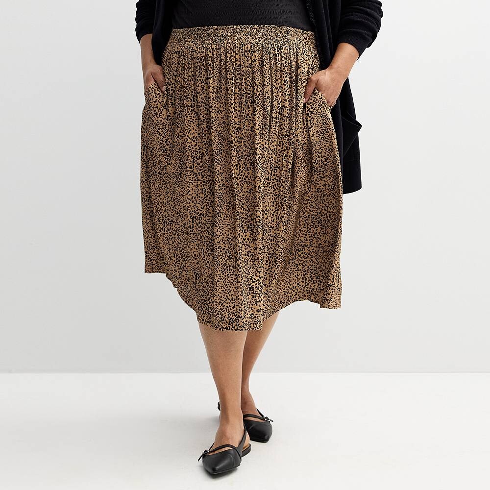 Полированная юбка без застежки спереди Croft & Barrow больших размеров, цвет Tan Classy Animal
Полированная юбка без застежки спереди Croft & Barrow больших размеров, цвет Tan Classy Animal