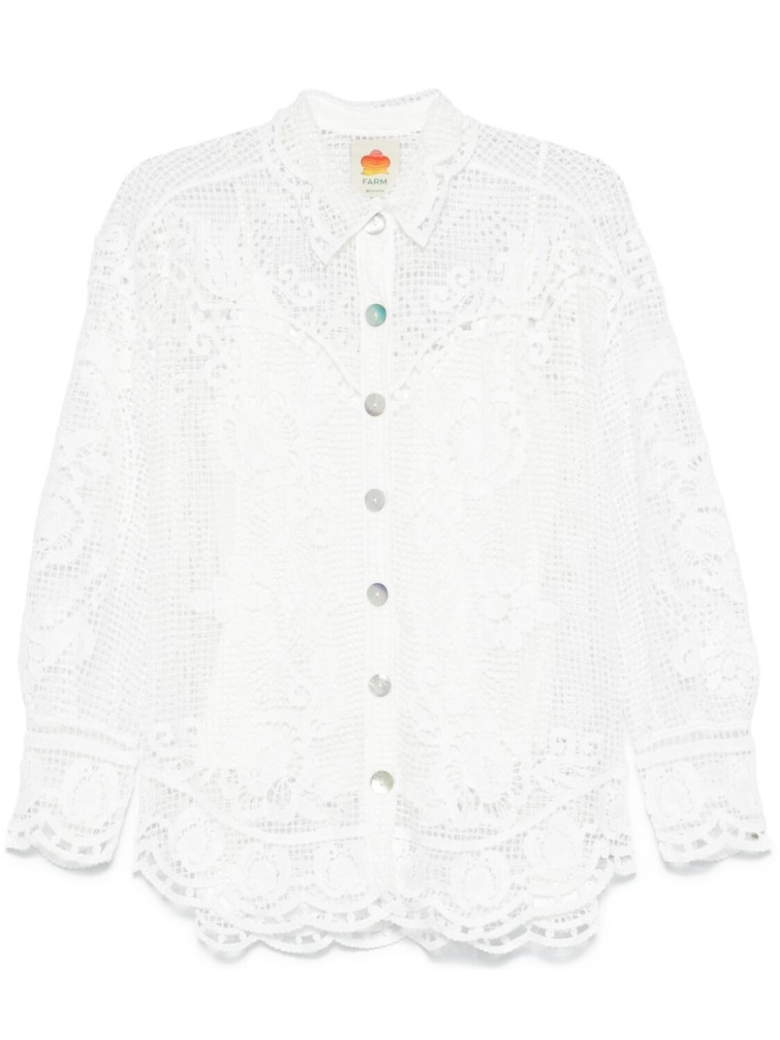 Рубашка FARM Rio английской вышивки, белый
Рубашка FARM Rio английской вышивки, белый