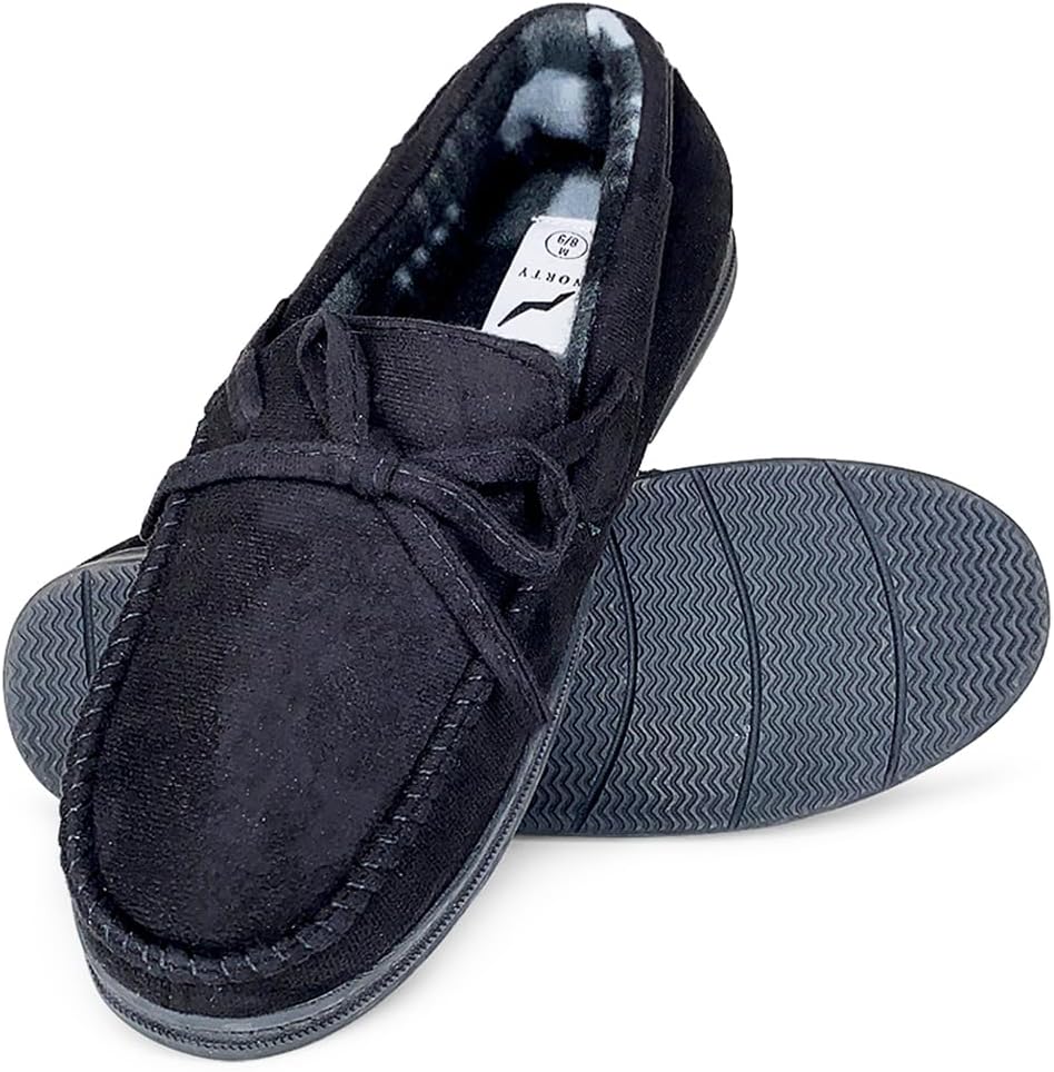 Мокасины NORTY для мужчин Микрозамша или твил Пена с эффектом памяти - Дополнительно тепло, черный
Мокасины NORTY для мужчин Микрозамша или твил Пена с эффектом памяти - Дополнительно тепло, черный