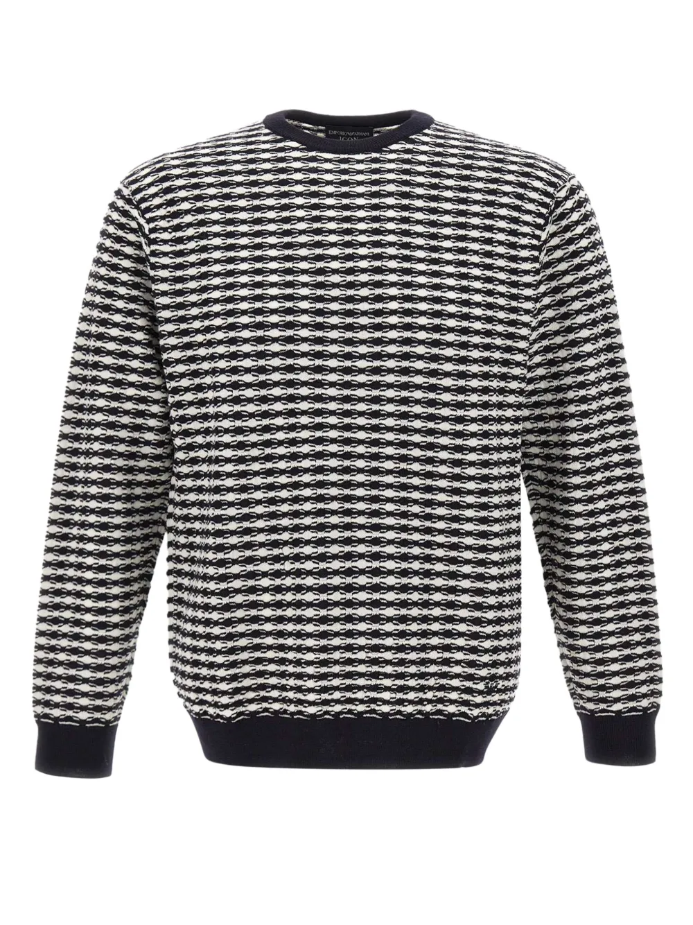 Шерстяной свитер с узором EMPORIO ARMANI, черный
Шерстяной свитер с узором EMPORIO ARMANI, черный