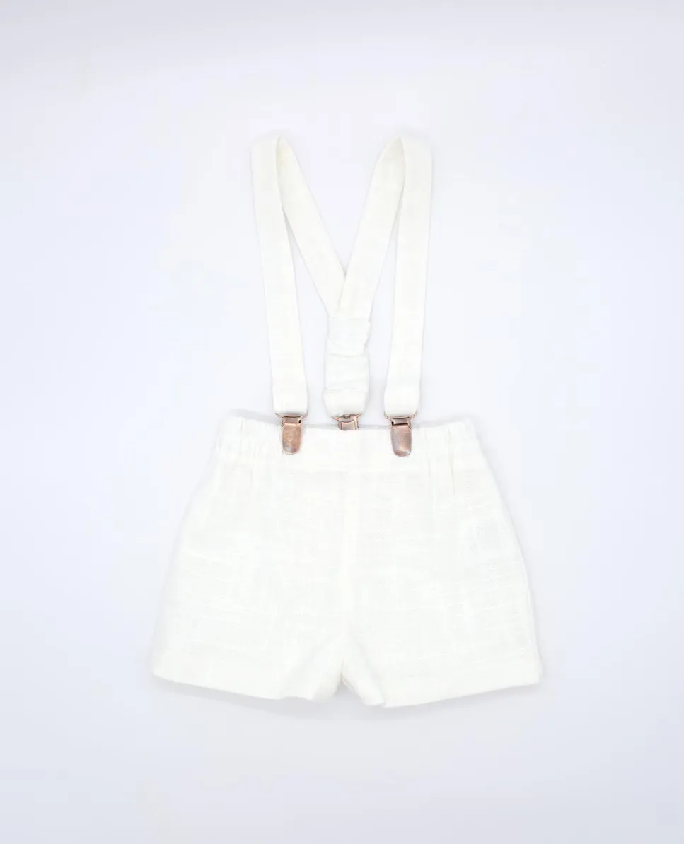 Шорты-бермуды для мальчиков со съемными бретелями Fina Ejerique, цвет Crudo
Шорты-бермуды для мальчиков со съемными бретелями Fina Ejerique, цвет Crudo