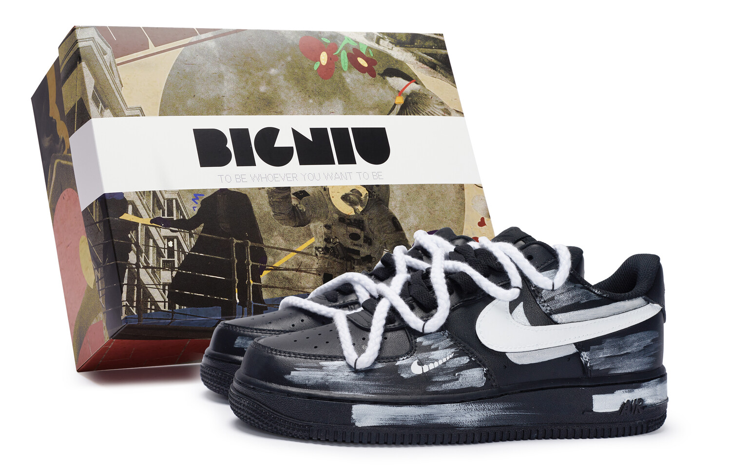 Кроссовки Nike Air Force 1 Skateboarding Shoes Unisex Low-top White/black, черный/белый
Кроссовки Nike Air Force 1 Skateboarding Shoes Unisex Low-top White/black, черный/белый