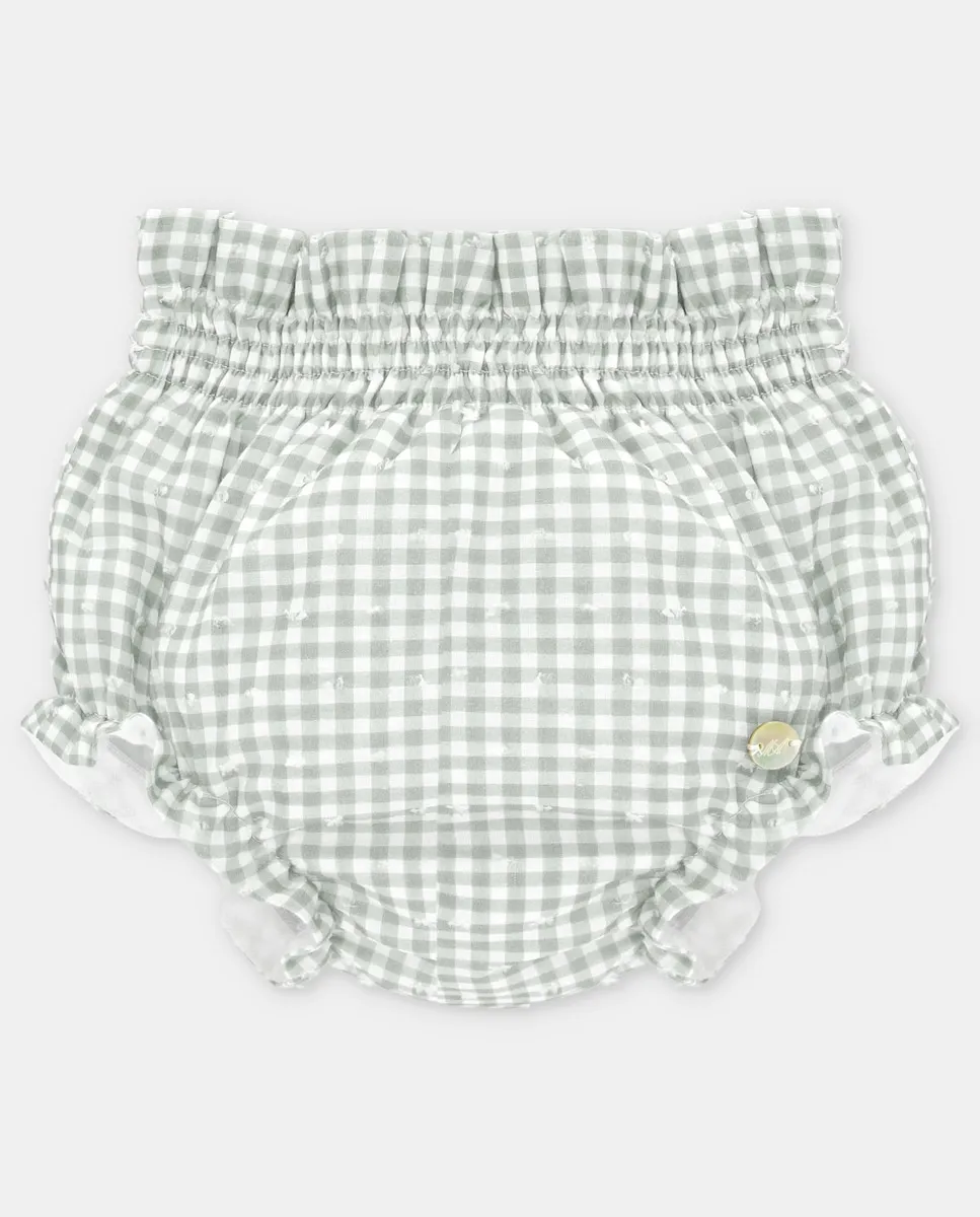 Подгузник для малыша с микропринтом в виде зеленой клетки Martín Aranda
Подгузник для малыша с микропринтом в виде зеленой клетки Martín Aranda