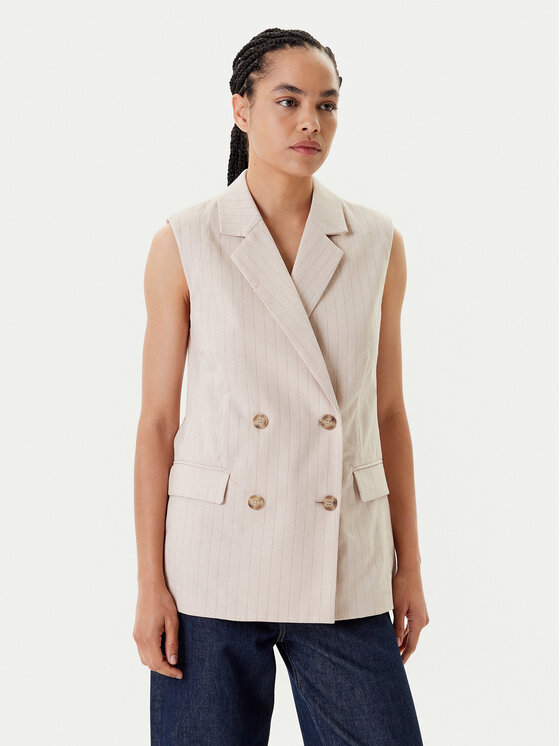 Жилет стандартного кроя 29KBDJ00W United Colors Of Benetton, бежевый
Жилет стандартного кроя 29KBDJ00W United Colors Of Benetton, бежевый