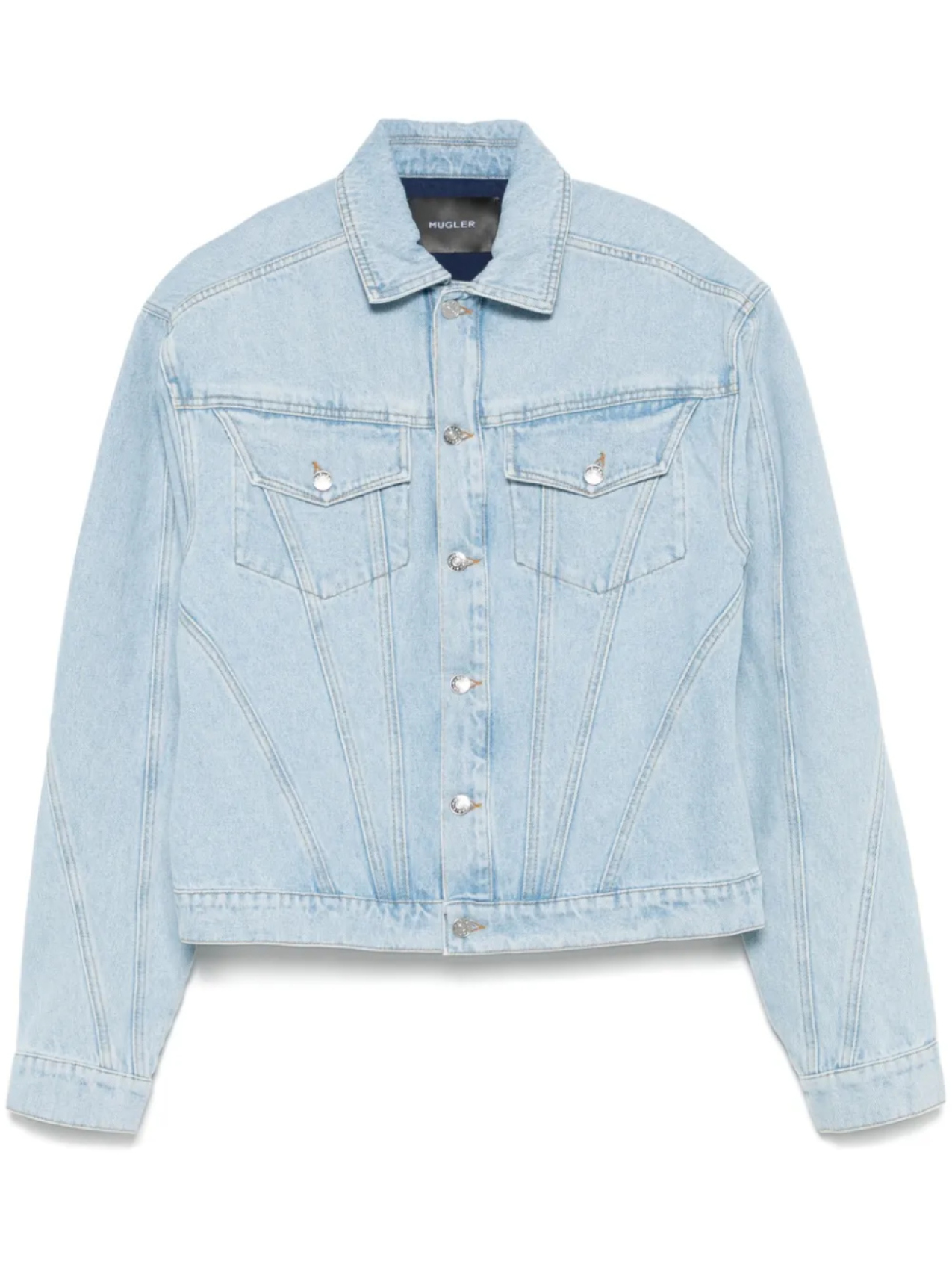 Mugler джинсовая куртка, синий
Mugler джинсовая куртка, синий