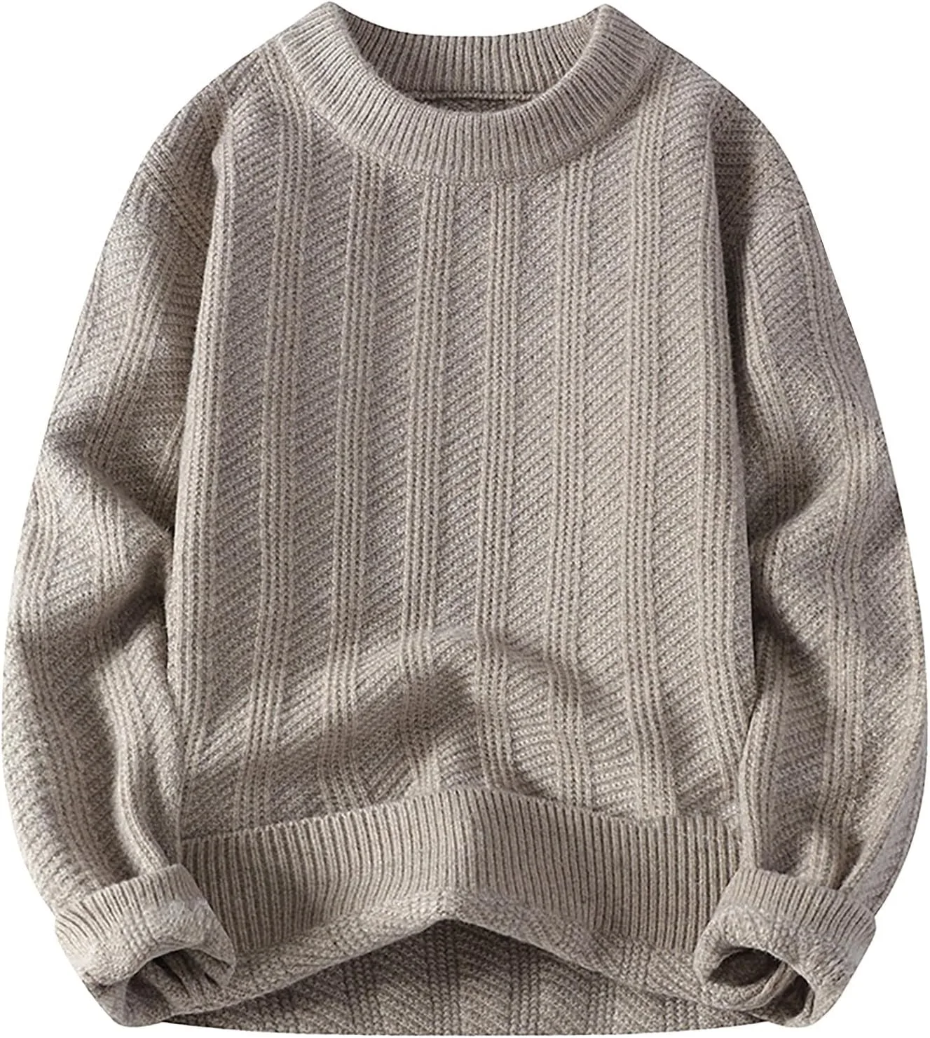 Мужской свитер Vintage Grandpa, однотонный, вязаный, утепленный
Мужской свитер Vintage Grandpa, однотонный, вязаный, утепленный