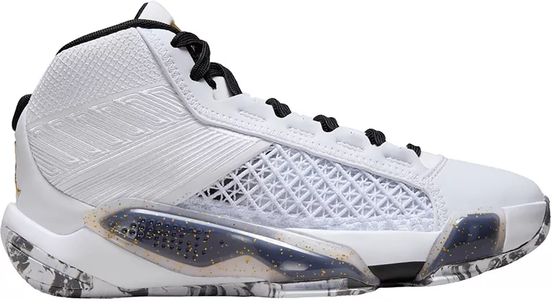 Детские баскетбольные кроссовки Jordan Air Jordan XXXVIII для начальной школы, белый/золотой/черный
Детские баскетбольные кроссовки Jordan Air Jordan XXXVIII для начальной школы, белый/золотой/черный