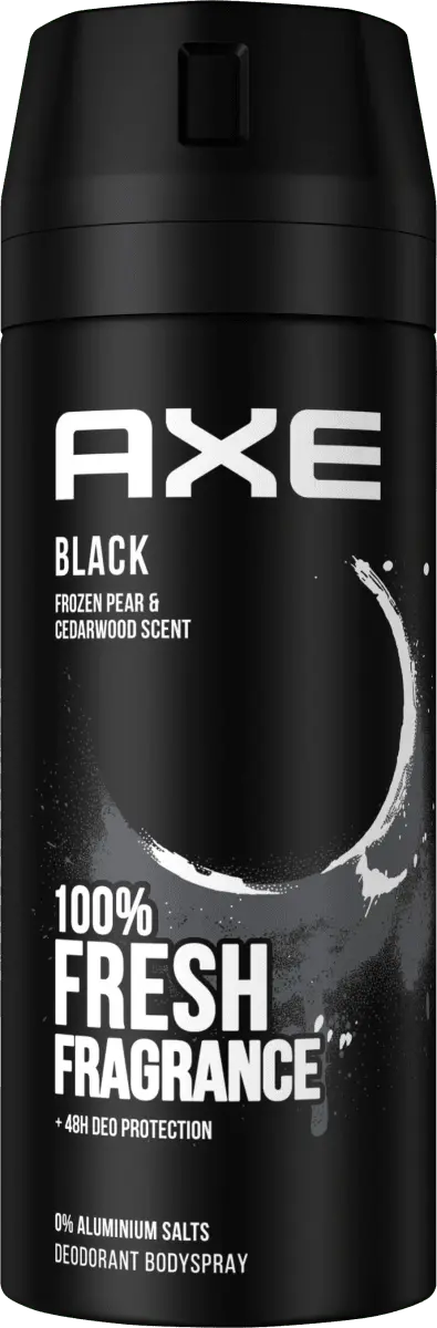 Деоспрей Black ohne Aluminium 150мл AXE, Серый, Деоспрей Black ohne Aluminium 150мл AXE
Деоспрей Black ohne Aluminium 150мл AXE, Серый, Деоспрей Black ohne Aluminium 150мл AXE