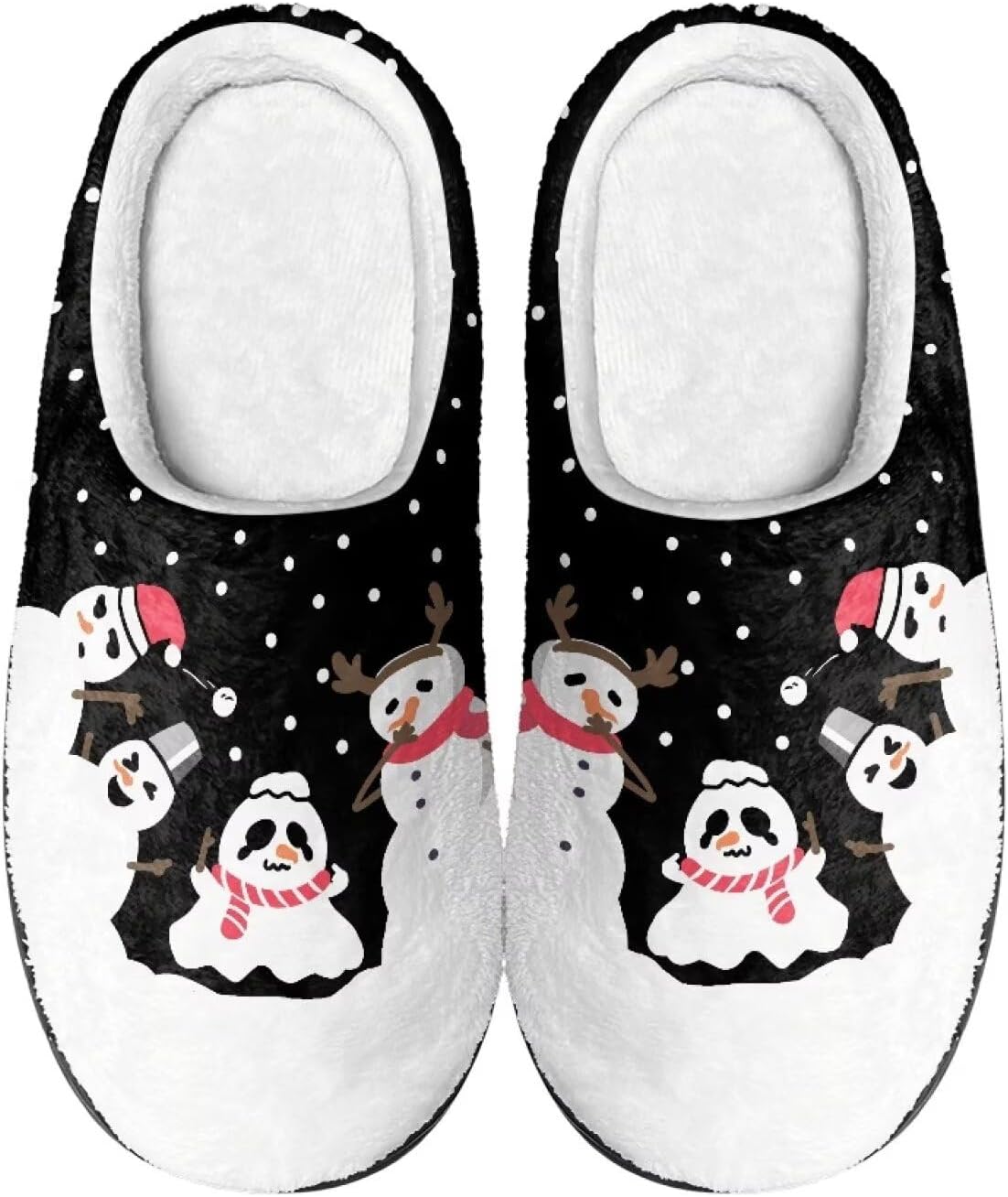 Женские домашние тапочки Nxidvxne, повседневные с удобной посадкой, теплые домашние тапочки для использования в помещении, унисекс, для женщин и мужчин, набор для пары, Snowmen
Женские домашние тапочки Nxidvxne, повседневные с удобной посадкой, теплые домашние тапочки для использования в помещении, унисекс, для женщин и мужчин, набор для пары, Snowmen