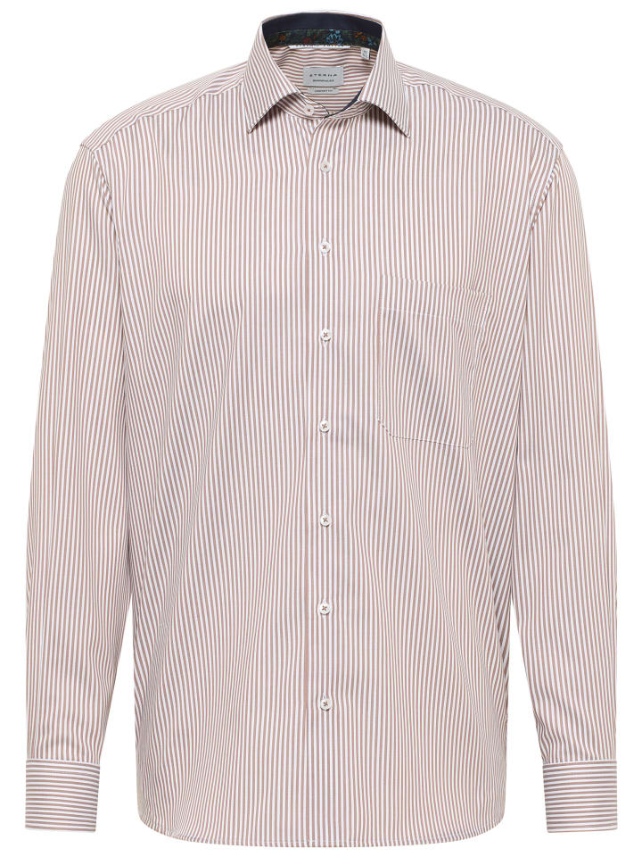 Рубашка COMFORT FIT бежевого цвета Eterna
Рубашка COMFORT FIT бежевого цвета Eterna