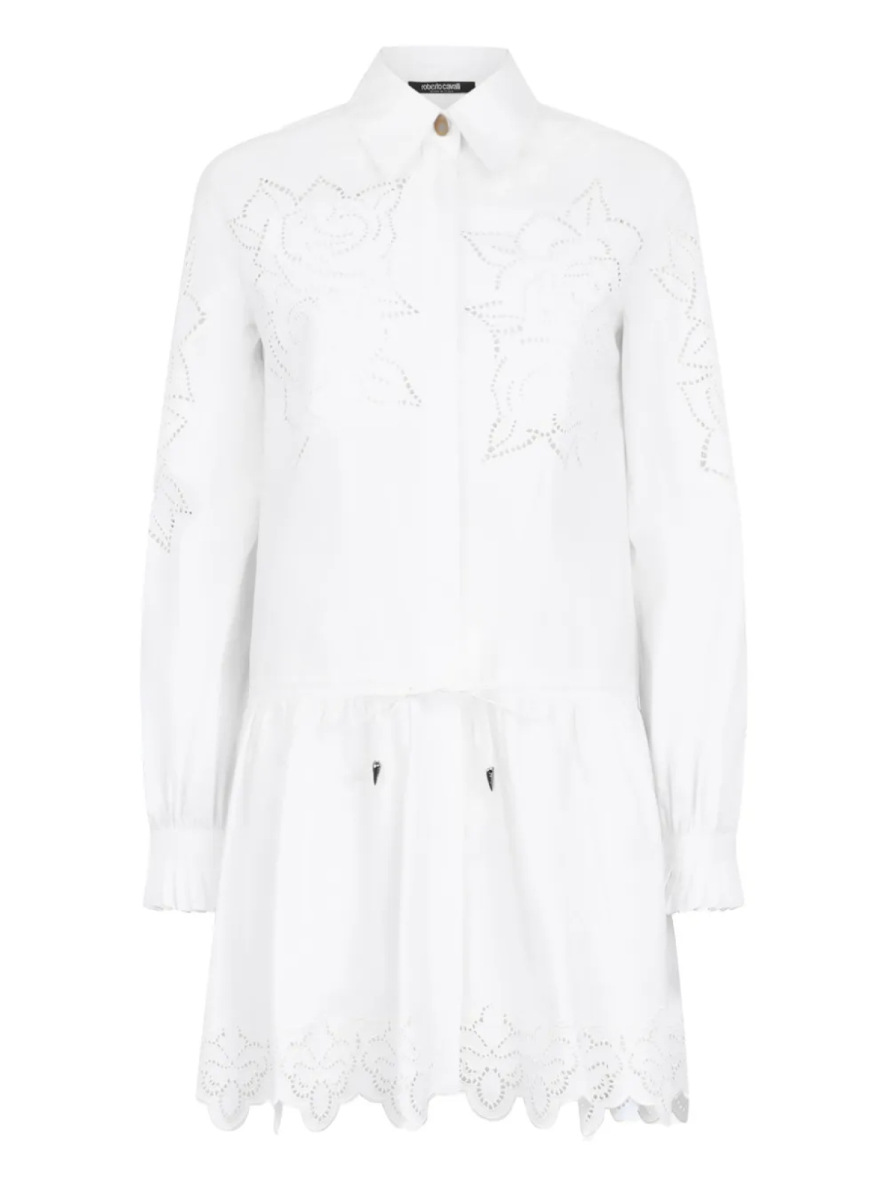 Платье-рубашка с вышивкой Roberto Cavalli, белый
Платье-рубашка с вышивкой Roberto Cavalli, белый