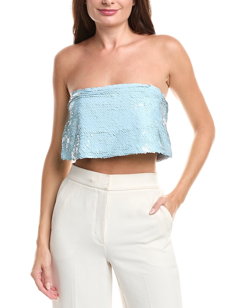 Топ Cinq à Sept Jupiter, синий
Топ Cinq à Sept Jupiter, синий