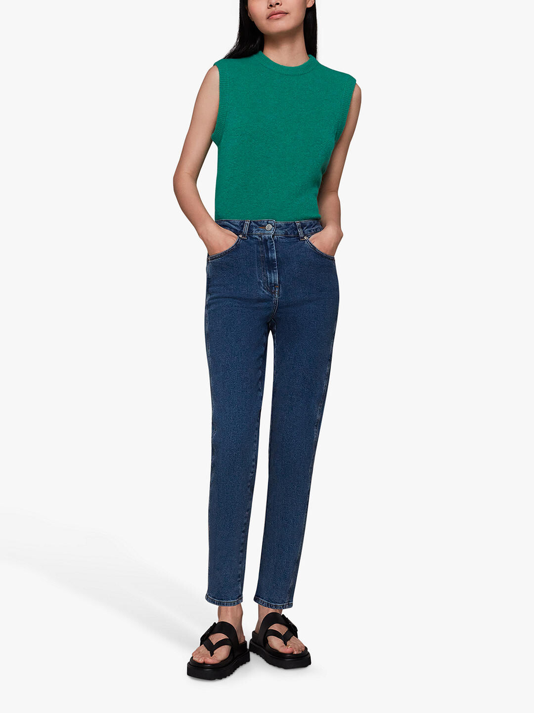 Джинсы эластичного кроя Whistles, синие
Джинсы эластичного кроя Whistles, синие