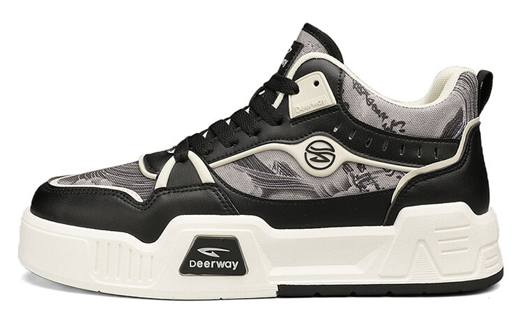 Кеды мужские, обувь для скейтбординга высокая черный Deerway
Кеды мужские, обувь для скейтбординга высокая черный Deerway
