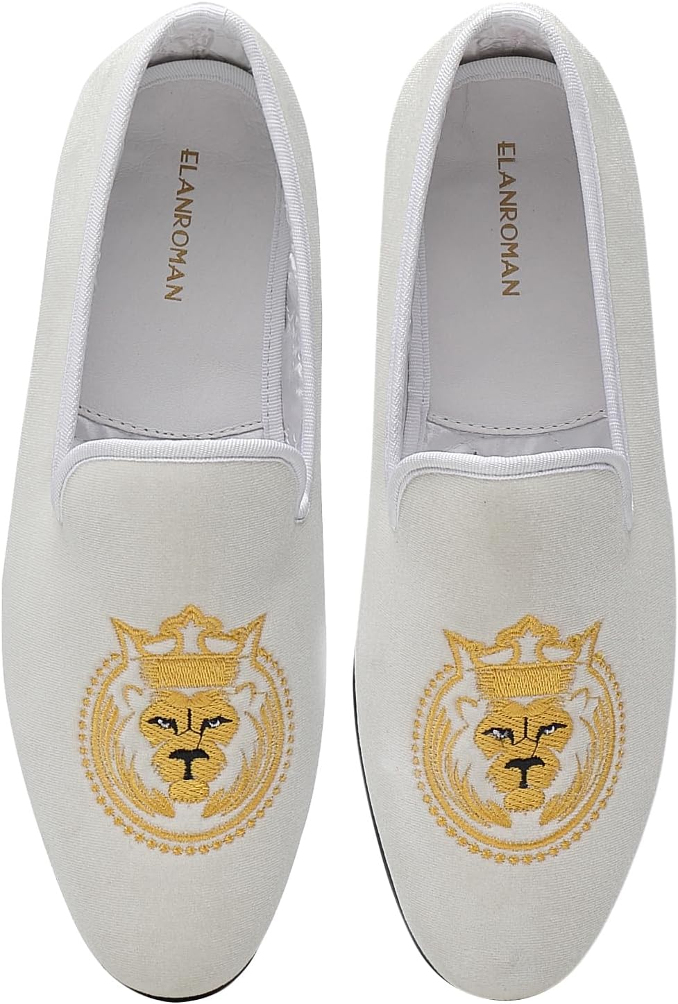 Мужские лоферы ELANROMAN, бархатные модные туфли, вышивка, версии 1.0 и 2.0, туфли для вечеринок, свадеб и выпускных, белый
Мужские лоферы ELANROMAN, бархатные модные туфли, вышивка, версии 1.0 и 2.0, туфли для вечеринок, свадеб и выпускных, белый