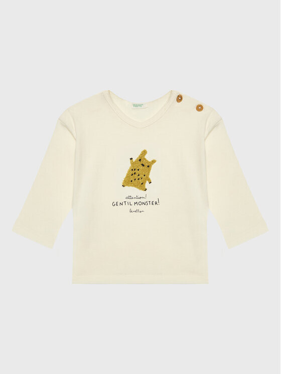 Блуза стандартного кроя United Colors Of Benetton, бежевый
Блуза стандартного кроя United Colors Of Benetton, бежевый