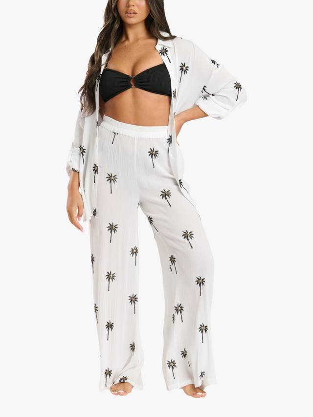 Пляжные брюки в виде пальмового дерева South Beach, белый
Пляжные брюки в виде пальмового дерева South Beach, белый