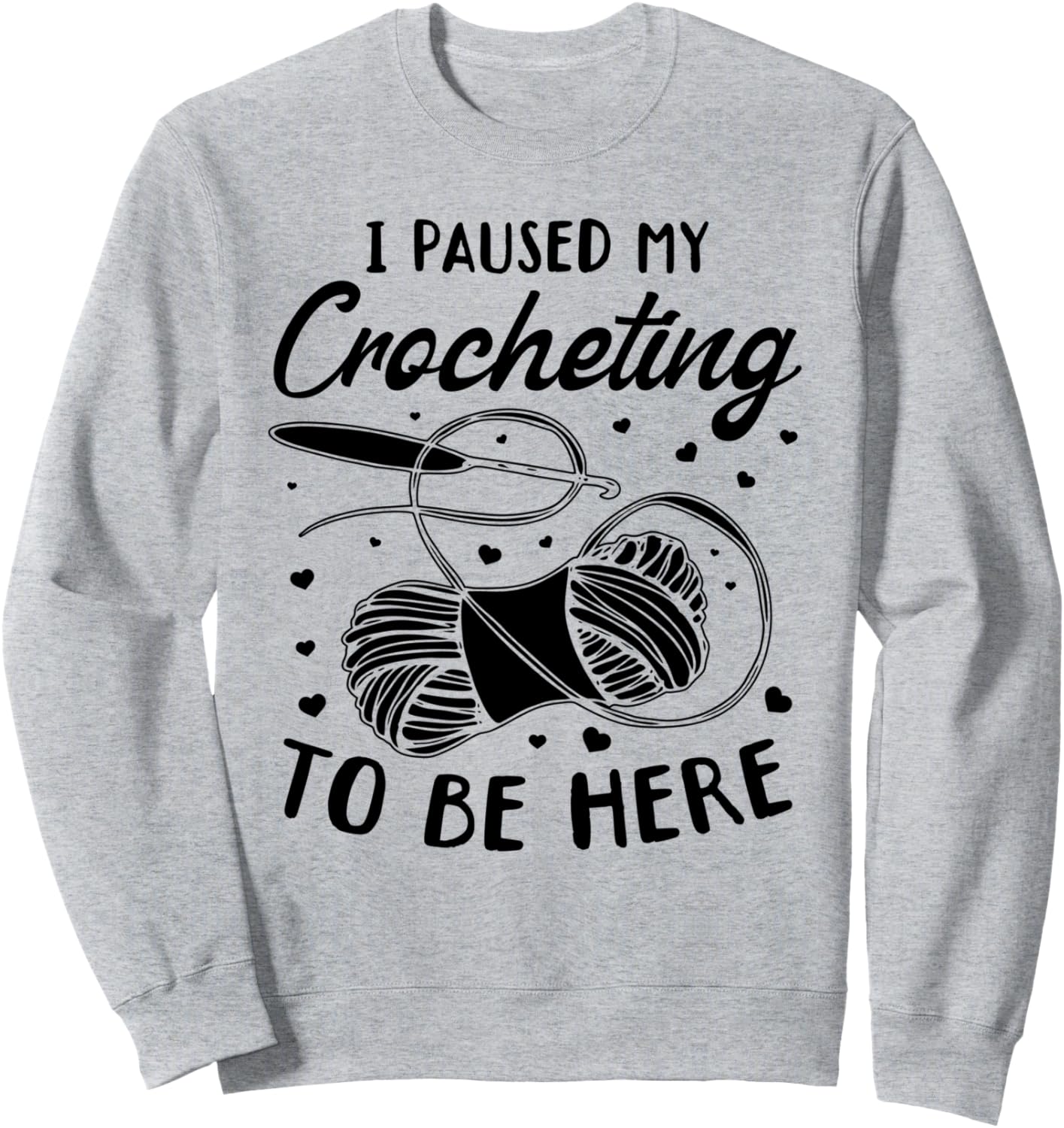 Я приостановила вязание крючком, чтобы быть здесь - забавная вязаная толстовка Funny Crocheting Ideas, серый
Я приостановила вязание крючком, чтобы быть здесь - забавная вязаная толстовка Funny Crocheting Ideas, серый