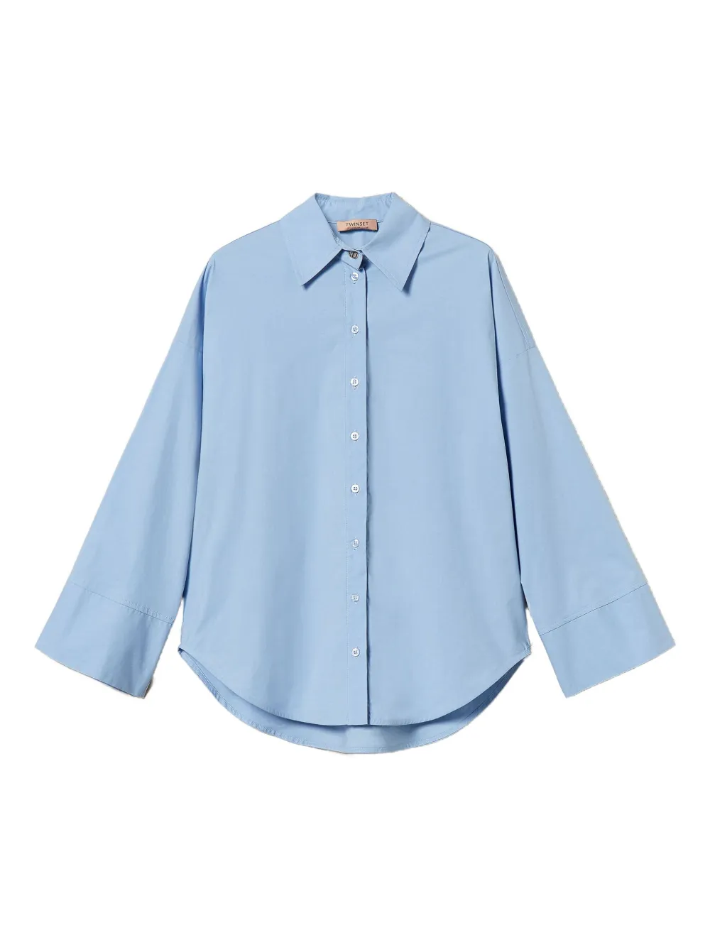 Рубашка с широкими манжетами TWINSET, синий
Рубашка с широкими манжетами TWINSET, синий