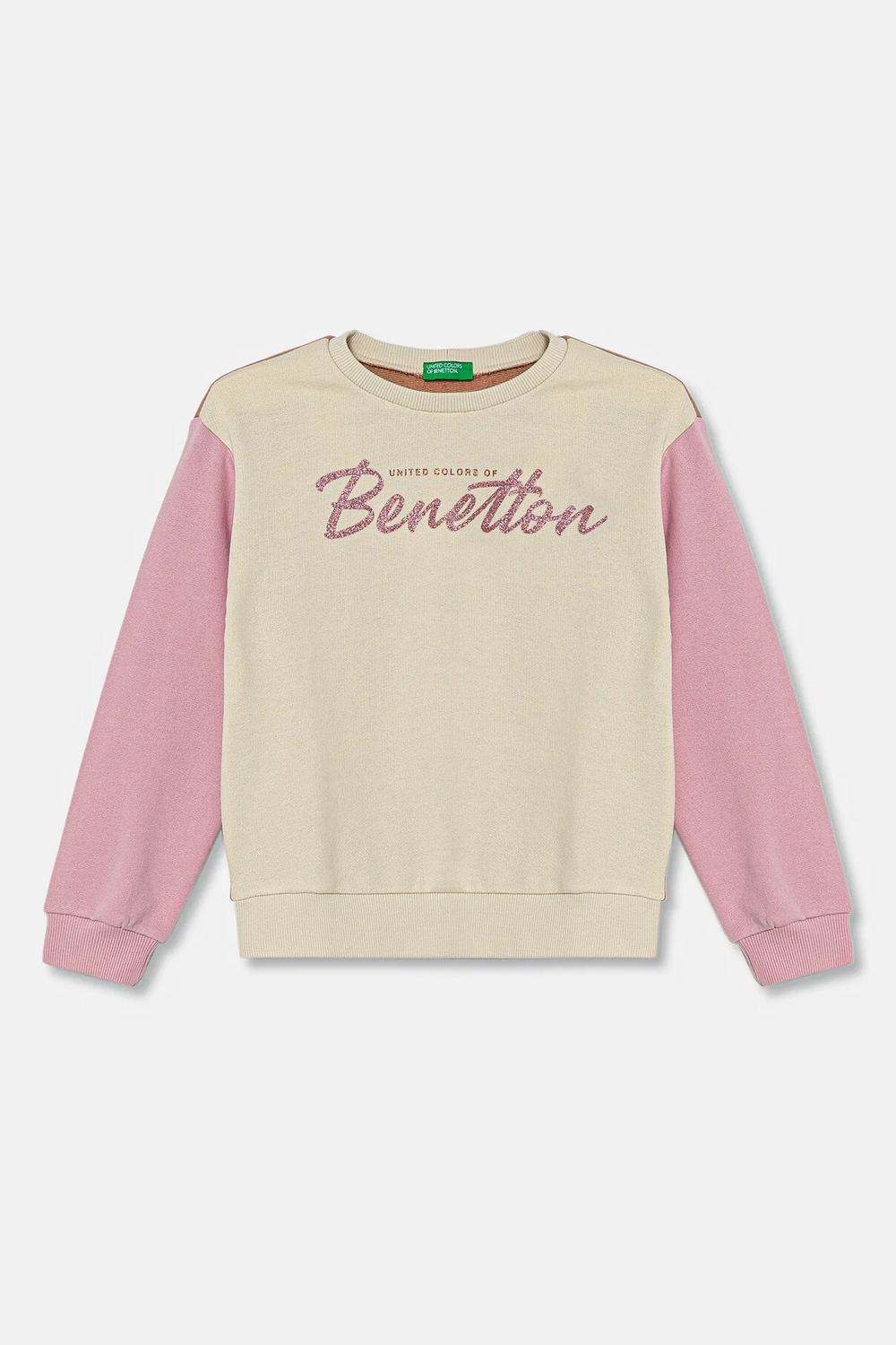Детская хлопковая толстовка United Colors Of Benetton, бежевый
Детская хлопковая толстовка United Colors Of Benetton, бежевый