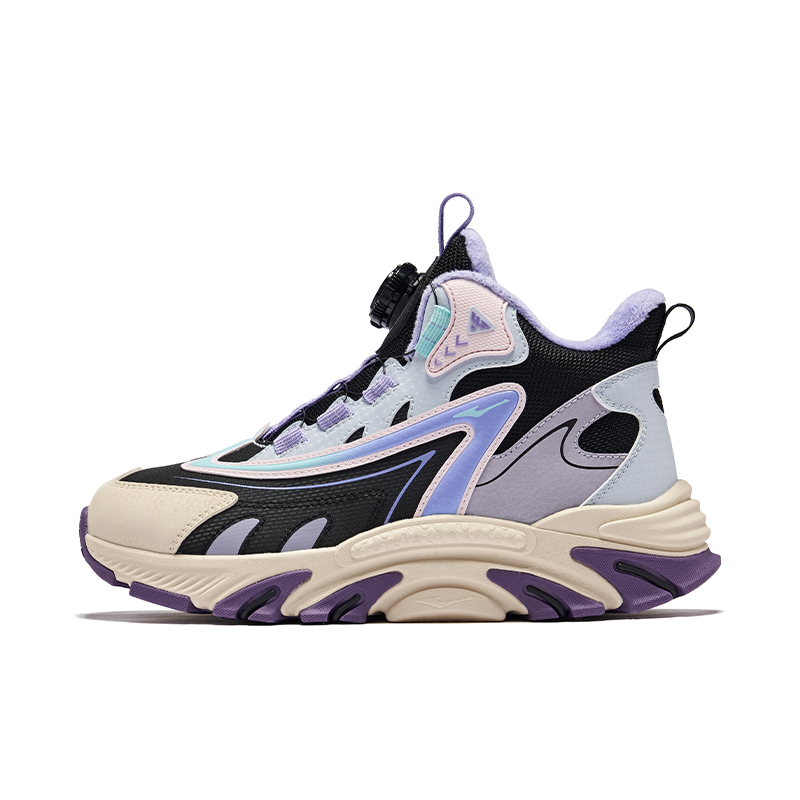 ERKE KIDS Прочные теплые мид-топ детские повседневные кроссовки black purple kids'
ERKE KIDS Прочные теплые мид-топ детские повседневные кроссовки black purple kids'