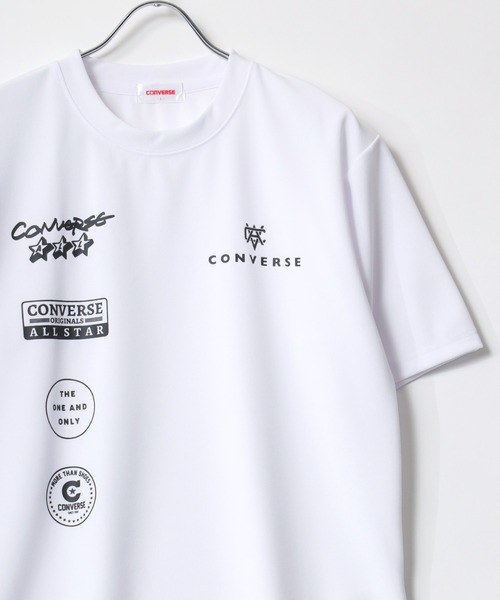 Футболка с короткими рукавами, круглым вырезом, УФ-защитой, вышитым принтом на спине и карманом Converse, белая
Футболка с короткими рукавами, круглым вырезом, УФ-защитой, вышитым принтом на спине и карманом Converse, белая