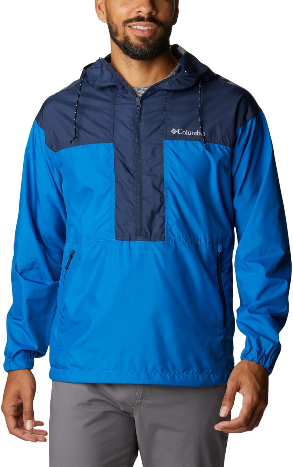 Columbia Men's Flash Challenger Anorak, Bright Indigo/Collegiate Navy
Columbia Men's Flash Challenger Anorak, Bright Indigo/Collegiate Navy