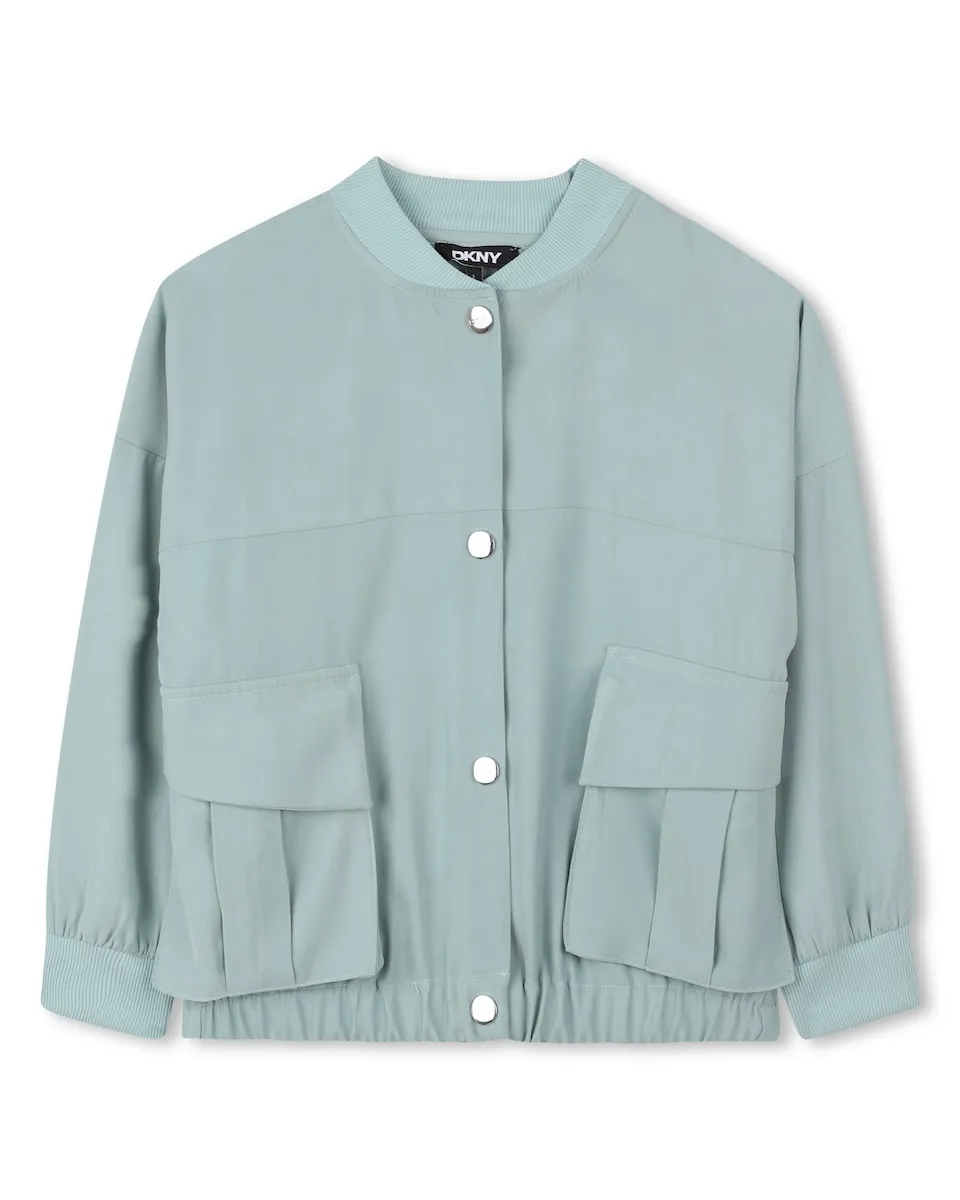 Детская куртка с длинным рукавом DKNY, бирюзовый
Детская куртка с длинным рукавом DKNY, бирюзовый