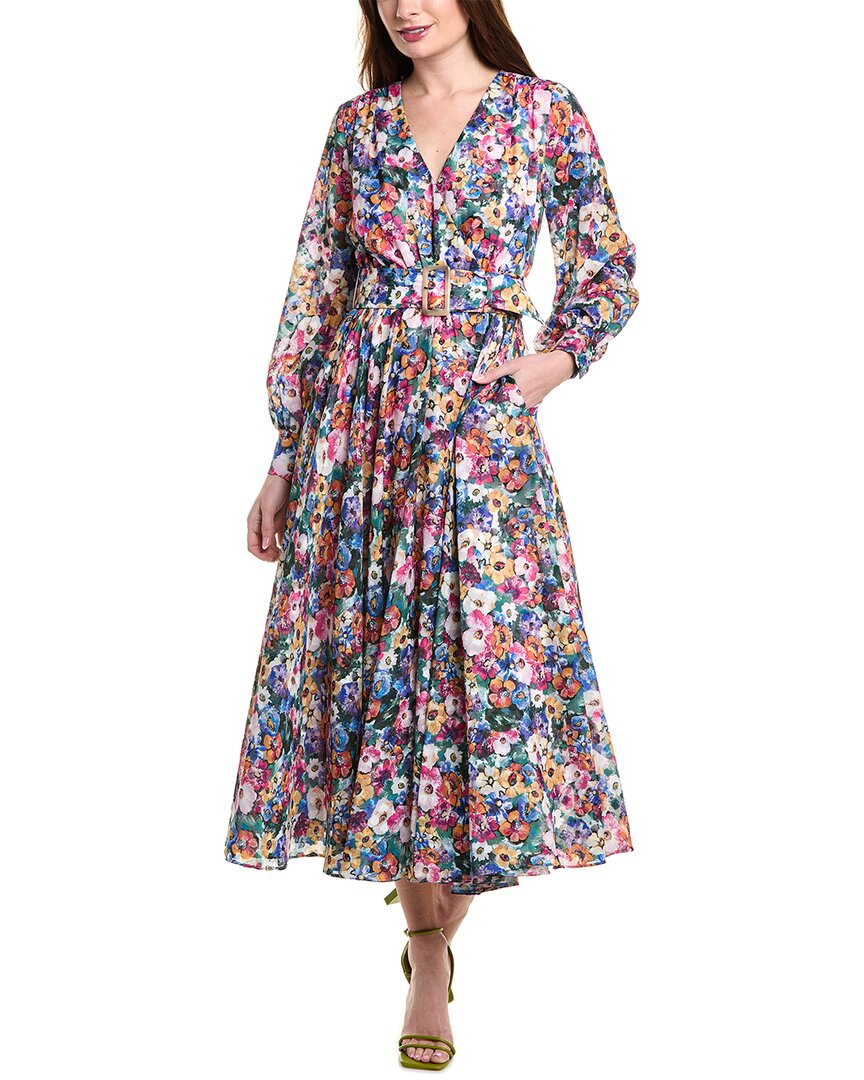 Elie Tahari Платье миди Milena, синий
Elie Tahari Платье миди Milena, синий