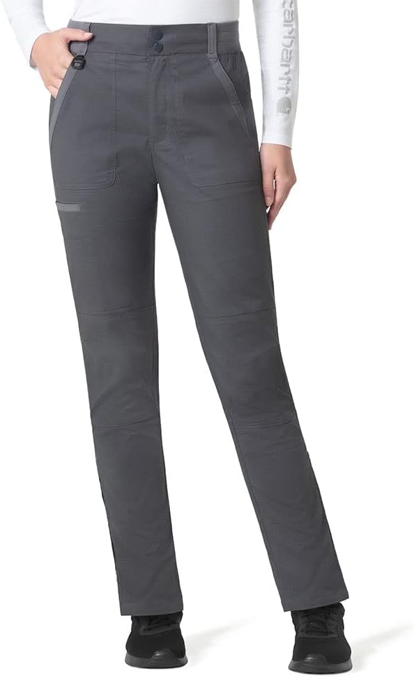 Carhartt Womens Ruggedflex женские утилитарные карго штаны для медсестер, Dark Pewter
Carhartt Womens Ruggedflex женские утилитарные карго штаны для медсестер, Dark Pewter
