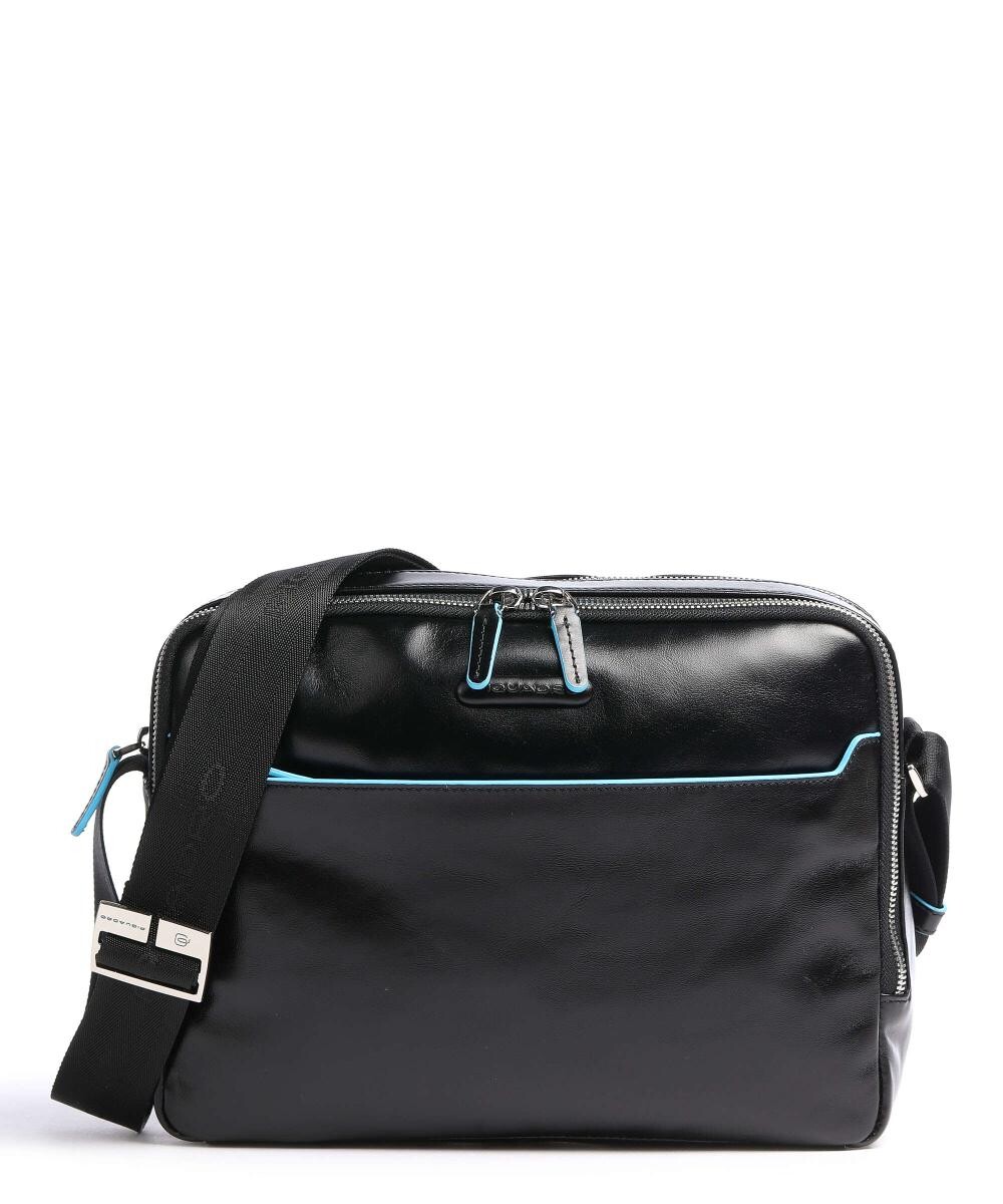 Кожаная сумка через плечо Blue Square Piquadro, черный 
Кожаная сумка через плечо Blue Square Piquadro, черный