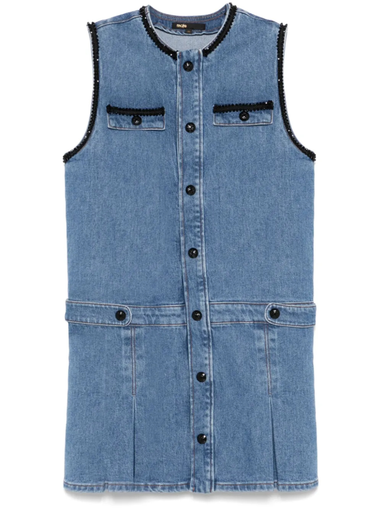 Maje джинсовое платье мини с вышивкой, синий
Maje джинсовое платье мини с вышивкой, синий