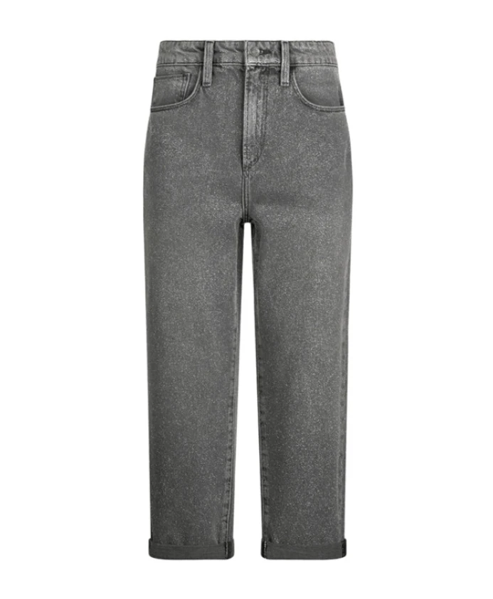 Укороченные джинсы серого цвета с блестками, осень-зима 2025 Liu Jo, серый
Укороченные джинсы серого цвета с блестками, осень-зима 2025 Liu Jo, серый