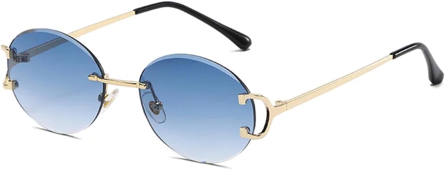 Солнцезащитные очки с защитой от УФ-излучения UV400 | Овальные без оправы, розовые | Для женщин и мужчин, для занятий спортом на открытом воздухе и вождения DSVIGF, 02
Солнцезащитные очки с защитой от УФ-излучения UV400 | Овальные без оправы, розовые | Для женщин и мужчин, для занятий спортом на открытом воздухе и вождения DSVIGF, 02