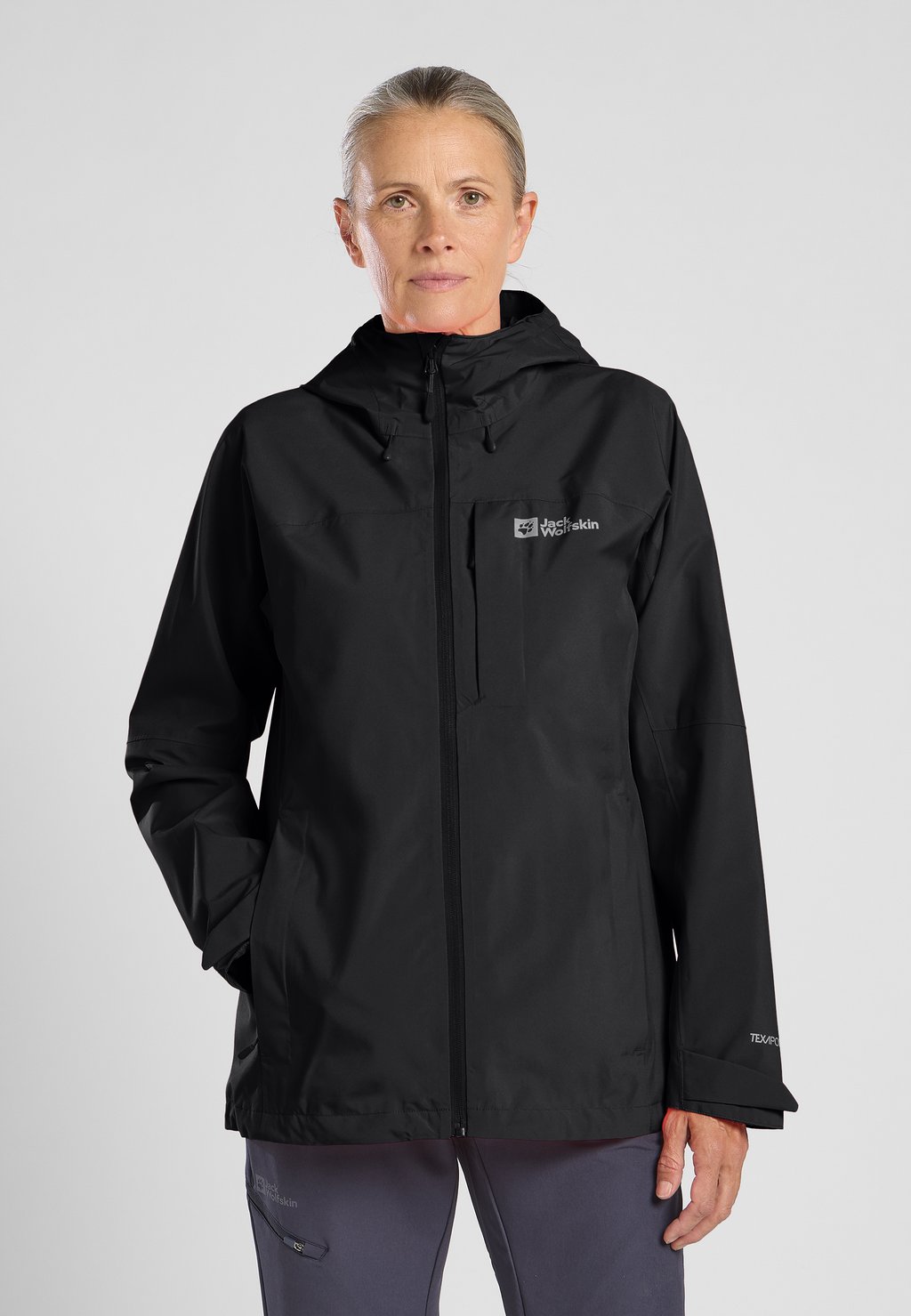 Куртка для активного отдыха TEMPEST Jack Wolfskin, черный 
Куртка для активного отдыха TEMPEST Jack Wolfskin, черный