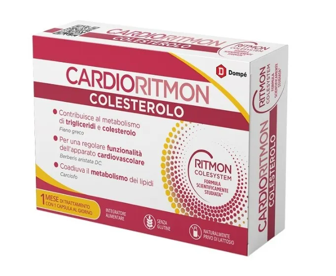 Cardioritmon Cholesterol 30 капсул для контроля уровня холестерина
Cardioritmon Cholesterol 30 капсул для контроля уровня холестерина