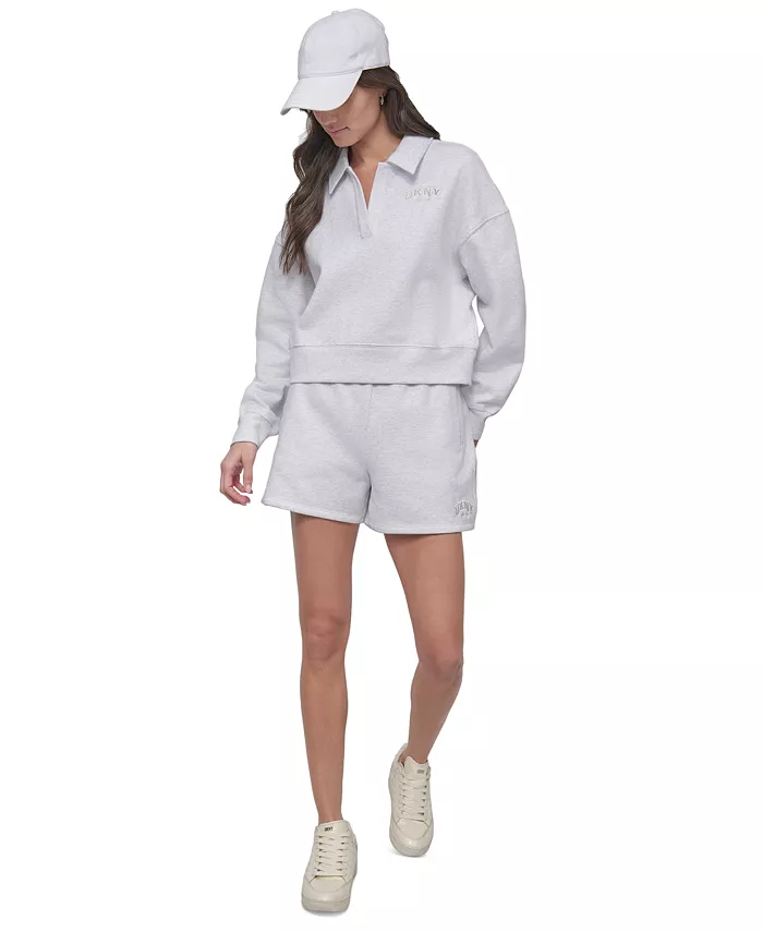 Версати с вышитым логотипом топ с воротником Johnny DKNY, белый
Версати с вышитым логотипом топ с воротником Johnny DKNY, белый