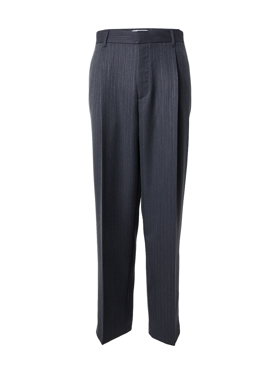 Широкие брюки со складками спереди TOPMAN, антрацит/серебристо-серый
Широкие брюки со складками спереди TOPMAN, антрацит/серебристо-серый