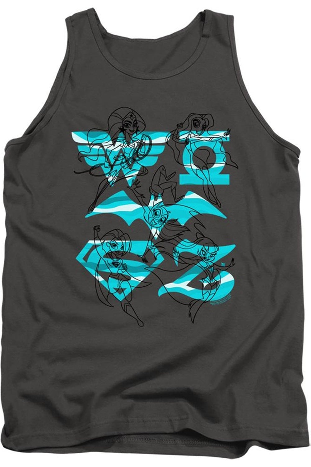 DC Comics Superhero Girls Line Art Group Взрослая майка Gildan, цвет charcoal
DC Comics Superhero Girls Line Art Group Взрослая майка Gildan, цвет charcoal