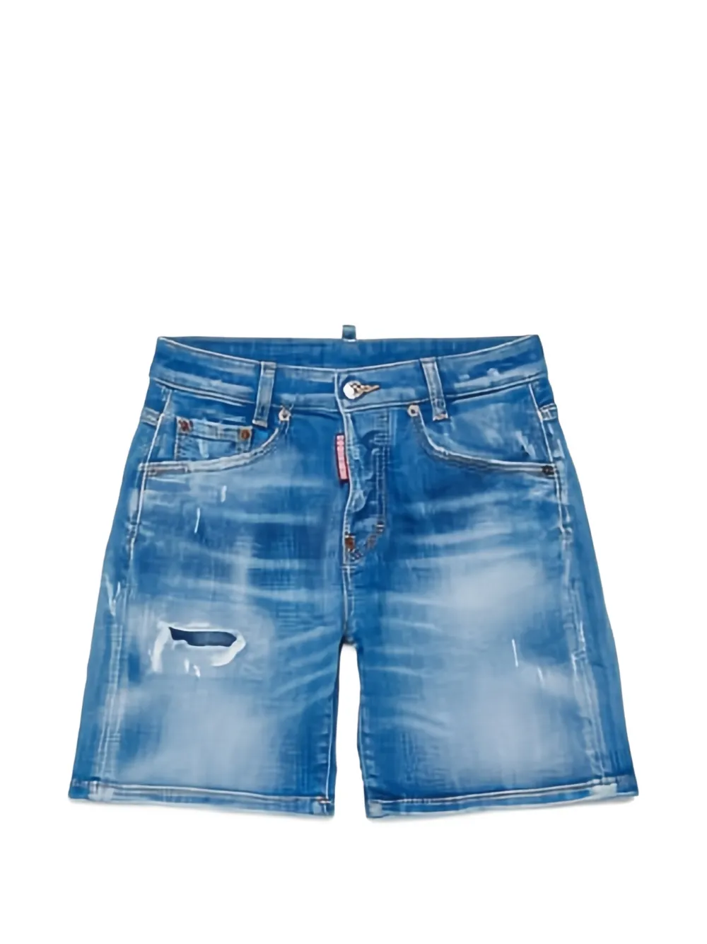 Шорты с нашивкой-логотипом и эффектом поношенности Dsquared2 Kids, синий
Шорты с нашивкой-логотипом и эффектом поношенности Dsquared2 Kids, синий