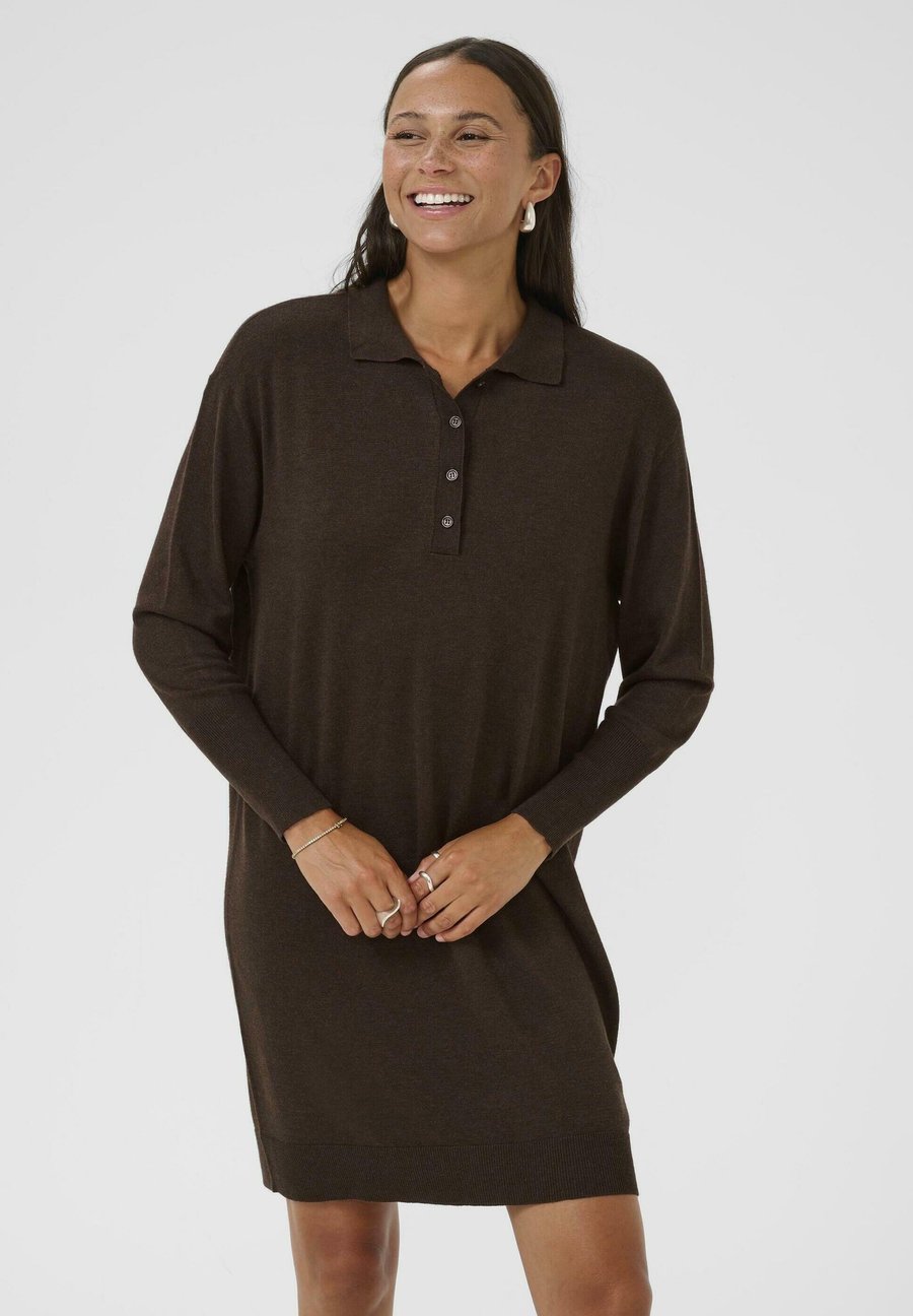 Платье Kaffe Jumper dress, Chocolate Brown Melange/Dark Brown
Платье Kaffe Jumper dress, Chocolate Brown Melange/Dark Brown