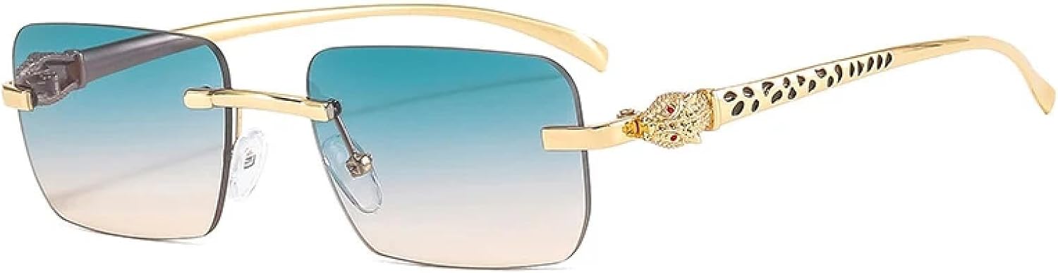 Солнцезащитные очки с защитой от УФ-излучения UV400 для женщин и мужчин | Без оправы, прозрачные линзы с градиентом Ocean | для занятий спортом на открытом воздухе DSVIGF, Golden Green Tea
Солнцезащитные очки с защитой от УФ-излучения UV400 для женщин и мужчин | Без оправы, прозрачные линзы с градиентом Ocean | для занятий спортом на открытом воздухе DSVIGF, Golden Green Tea