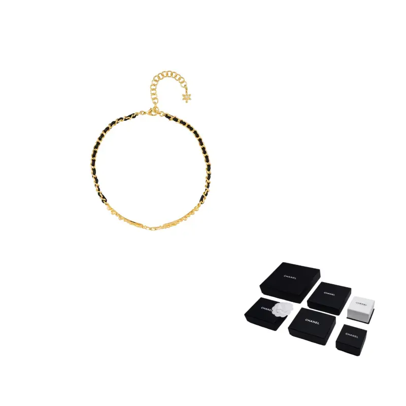 CHANEL Металлическое, Sheepskin, Rhinestone ожерелье Women's Black
CHANEL Металлическое, Sheepskin, Rhinestone ожерелье Women's Black