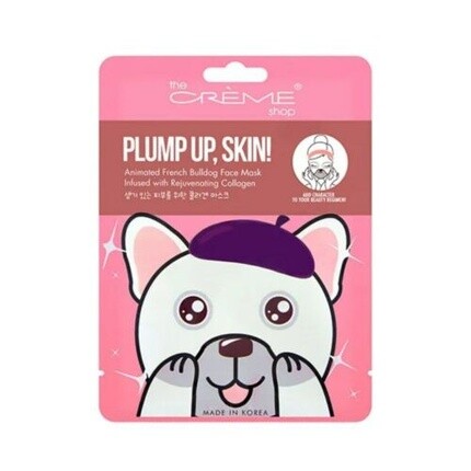 Маска для лица Plump Up French Bulldog 25G, The Crème Shop
Маска для лица Plump Up French Bulldog 25G, The Crème Shop