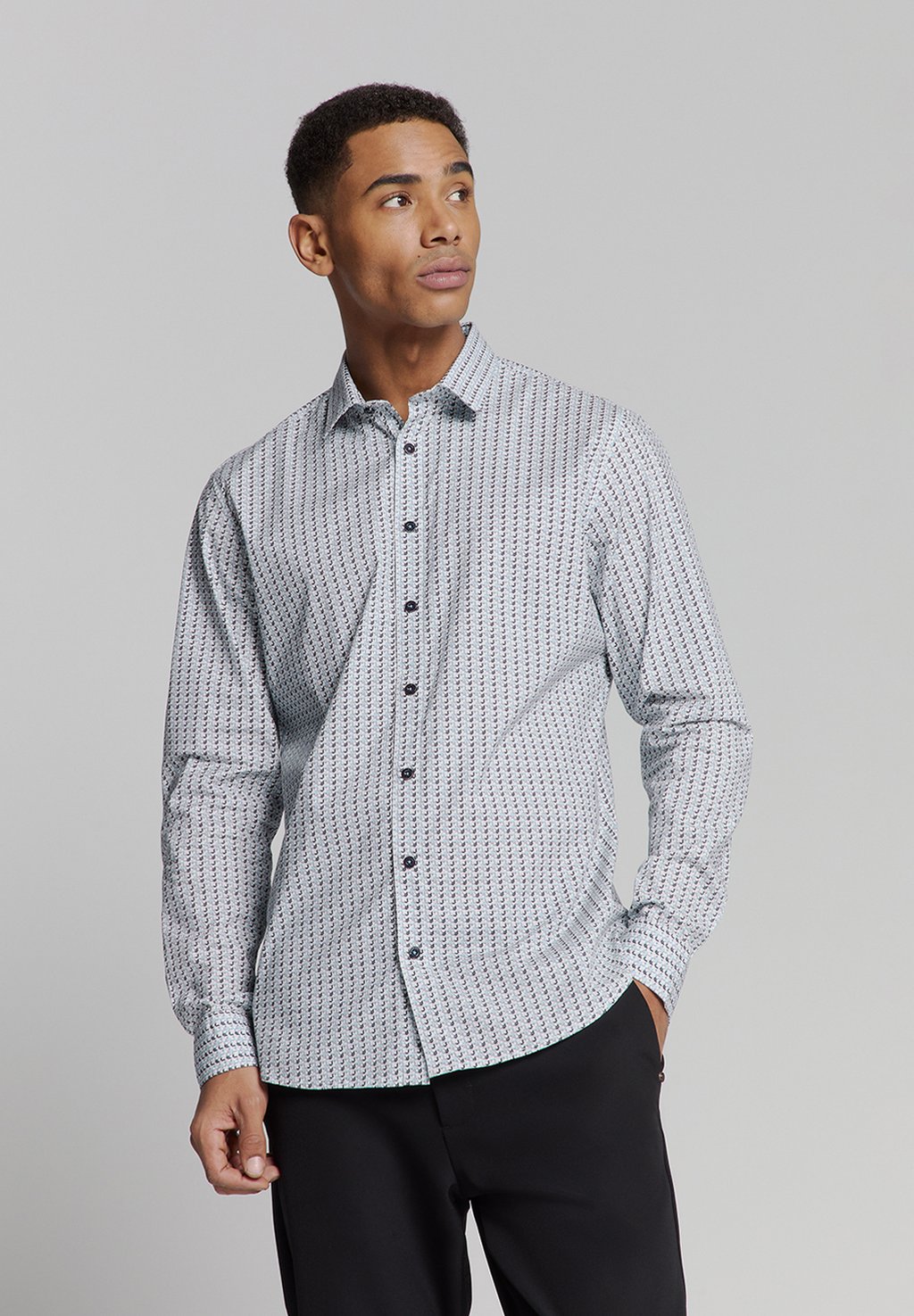 Рубашка NO EXCESS, синий 
Рубашка NO EXCESS, синий