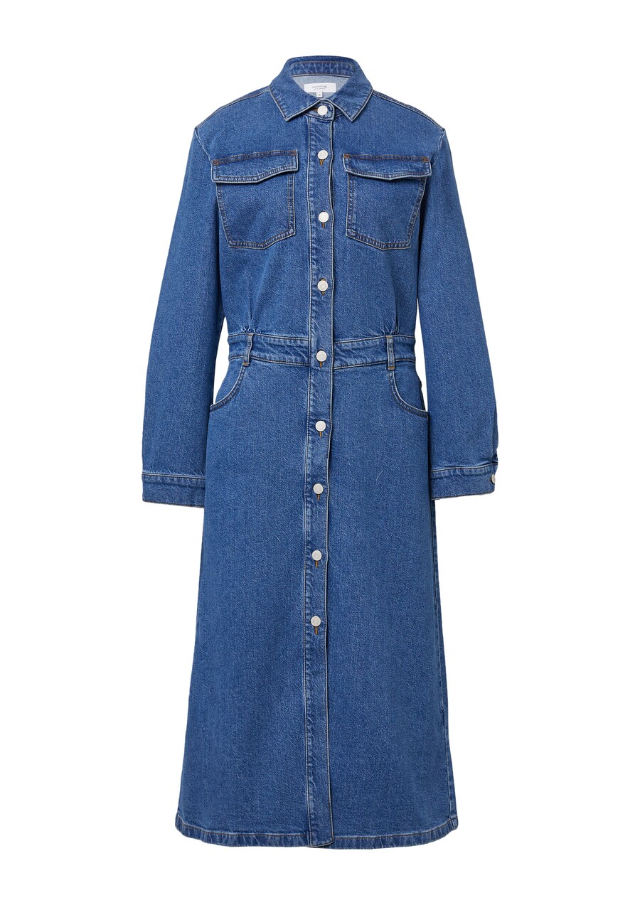 Платье-рубашка comma casual identity, синий деним
Платье-рубашка comma casual identity, синий деним