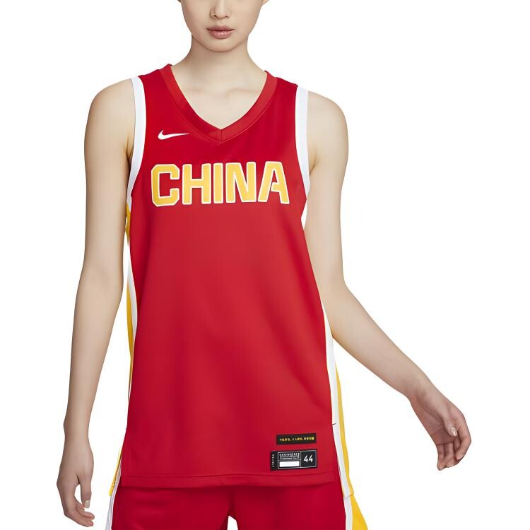 Женская баскетбольная сборная Китая по баскетболу Олимпийской серии Баскетбольная майка женская Comet Red/Travel Yellow Nike
Женская баскетбольная сборная Китая по баскетболу Олимпийской серии Баскетбольная майка женская Comet Red/Travel Yellow Nike