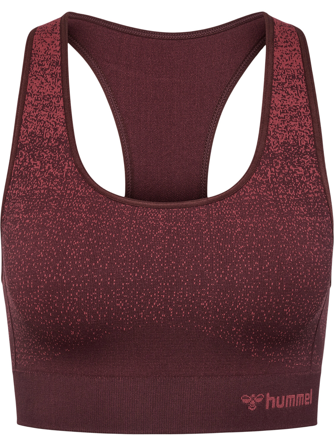 Топ Hummel Sportoberteil Hmlmt Fade Seamless Sports, цвет BITTER CHOCOLATE/MINERAL RED 
Топ Hummel Sportoberteil Hmlmt Fade Seamless Sports, цвет BITTER CHOCOLATE/MINERAL RED