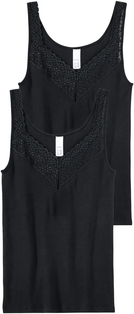 Майка Speidel (2 шт.), декоративное цветочное кружево, черный
Майка Speidel (2 шт.), декоративное цветочное кружево, черный