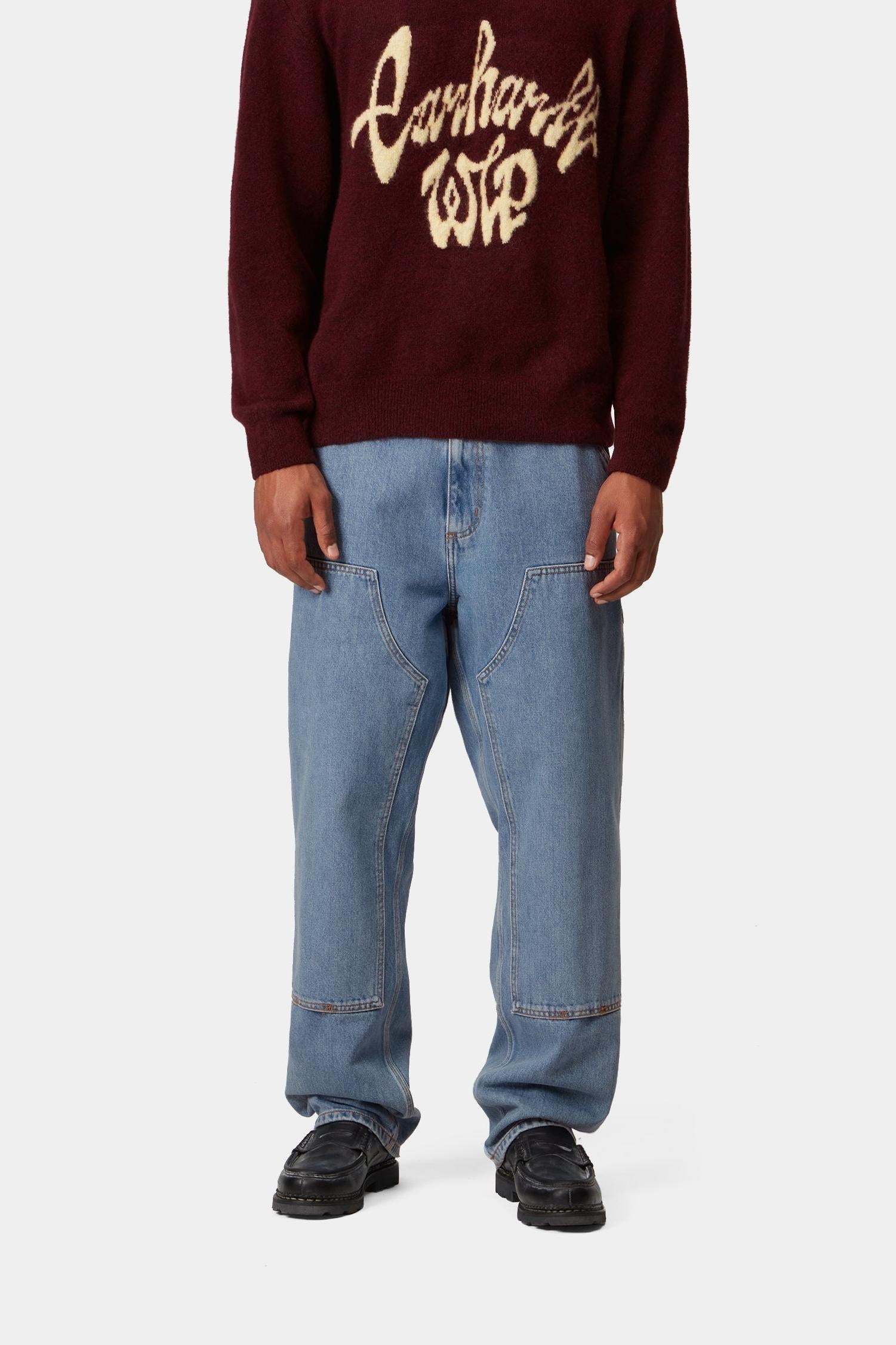 Брюки Double Knee из денима Smith (100% хлопок) Carhartt, синий
Брюки Double Knee из денима Smith (100% хлопок) Carhartt, синий